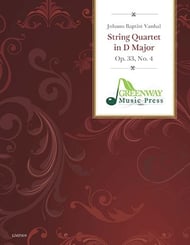 String Quartet in D Major, Op. 33 #4 cover